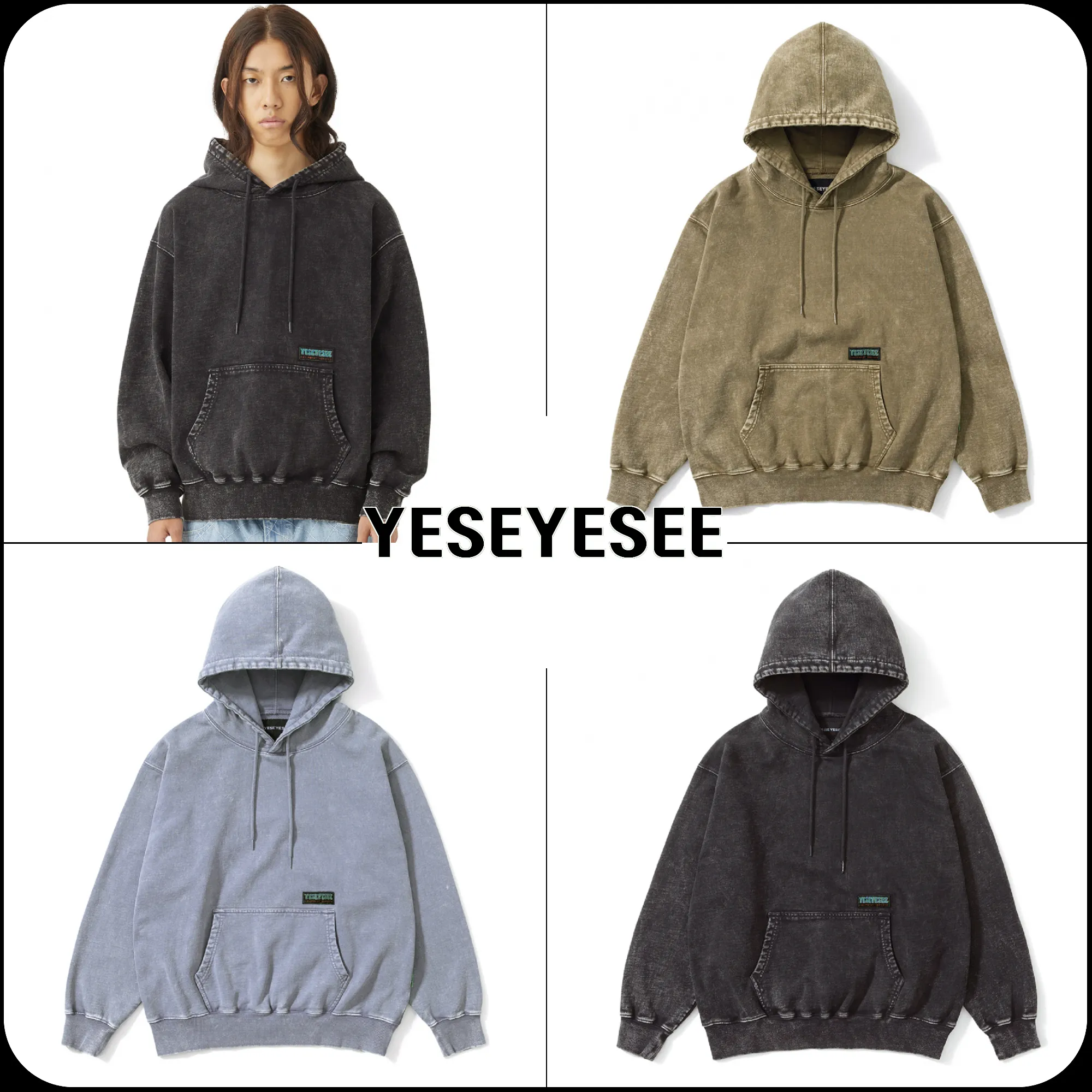 YESEYESEE  |[YESEYESEE] ★ Y.E.S Washing Hoodie