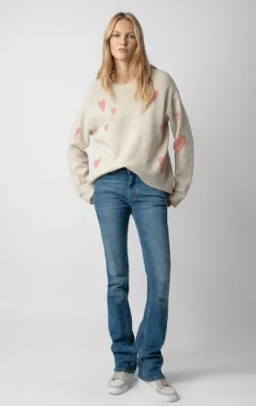 Zadig & Voltaire Markus Heart Cashmere Sweater